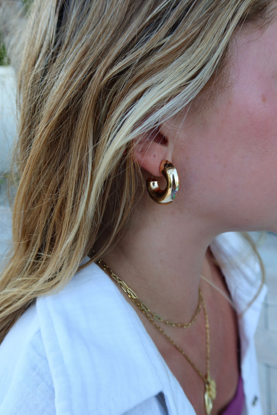 Honey Earrings The Same Circle