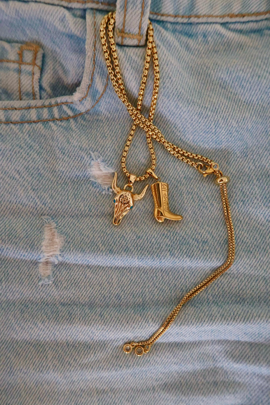Knockin Boots Necklace